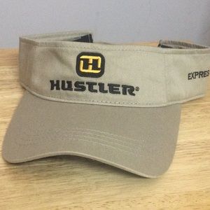 🌞 Hustler visor Velcro adjustable strap one express mower One size
